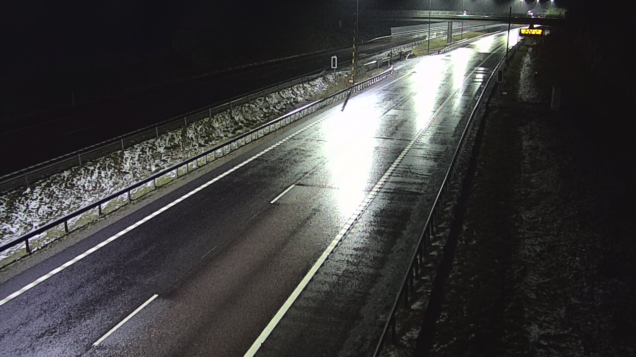 Weather Camera Image Väg 7 Vederlax, Vaalimaan tunneli, bom väst, Virolahti, Kymenlaakso