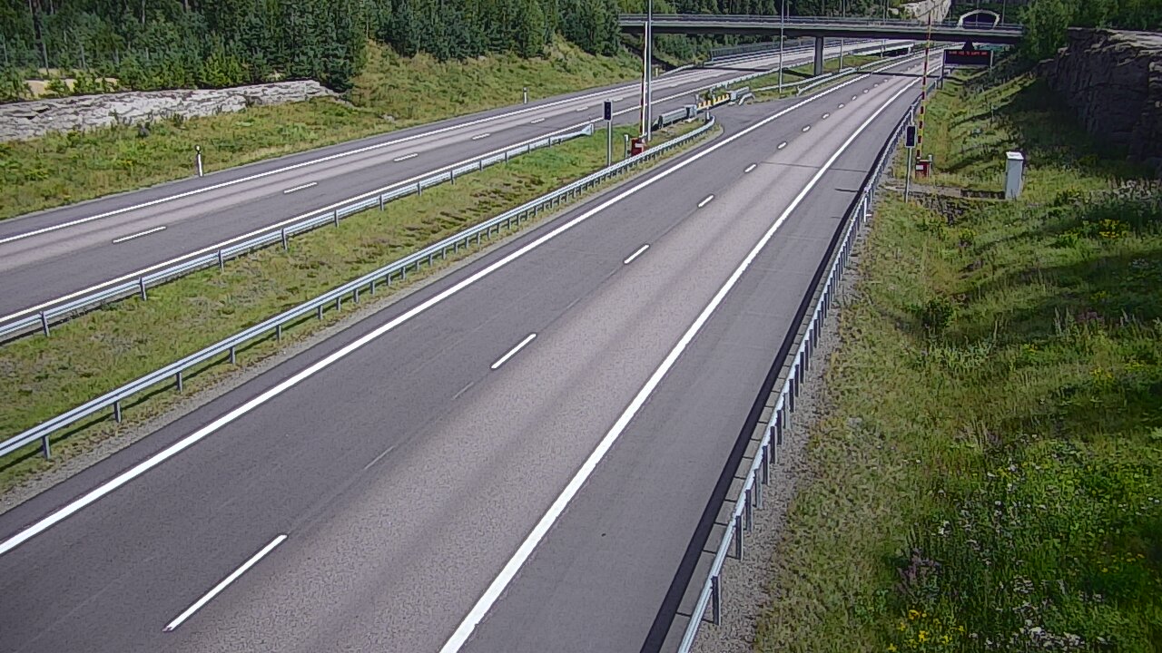 Kelikamerat Kuva Tie 7 Virolahti, Vaalimaan tunneli, puomi länsi, Virolahti, Kymenlaakso