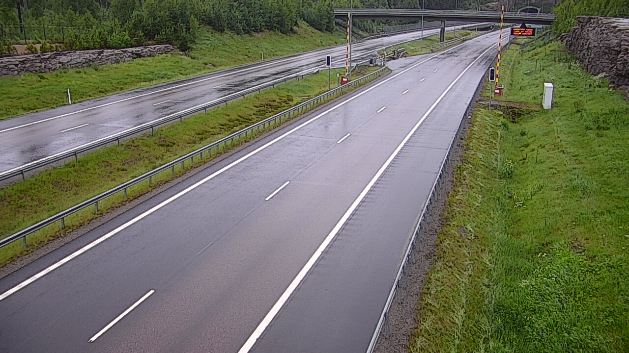 Kelikamerat Kuva Tie 7 Virolahti, Vaalimaan tunneli, puomi länsi, Virolahti, Kymenlaakso
