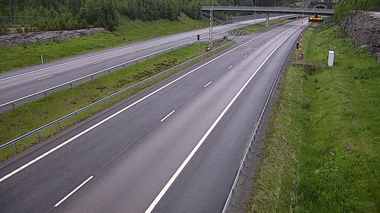 Kelikamerat Kuva Tie 7 Virolahti, Vaalimaan tunneli, puomi länsi, Virolahti, Kymenlaakso