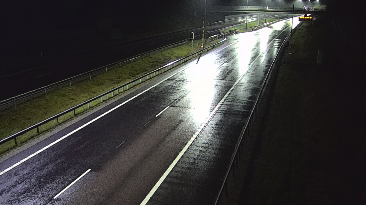 Weather Camera Image Väg 7 Vederlax, Vaalimaan tunneli, bom väst, Virolahti, Kymenlaakso