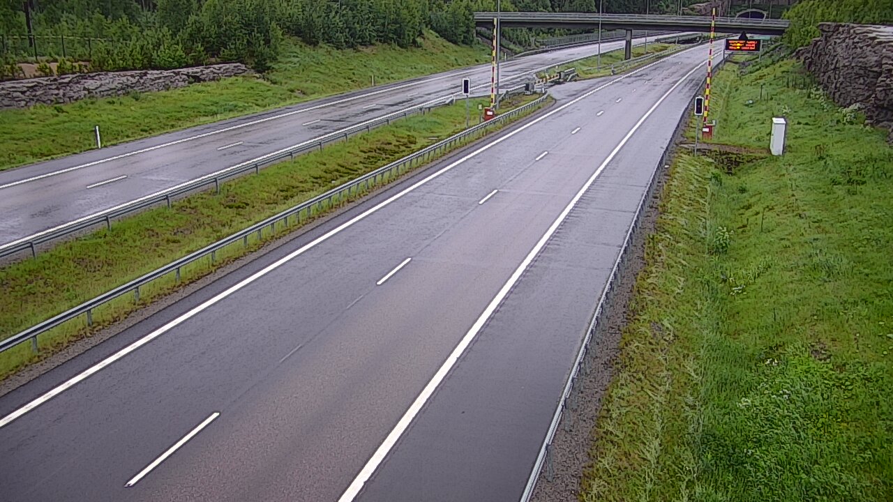 Kelikamerat Kuva Tie 7 Virolahti, Vaalimaan tunneli, puomi länsi, Virolahti, Kymenlaakso