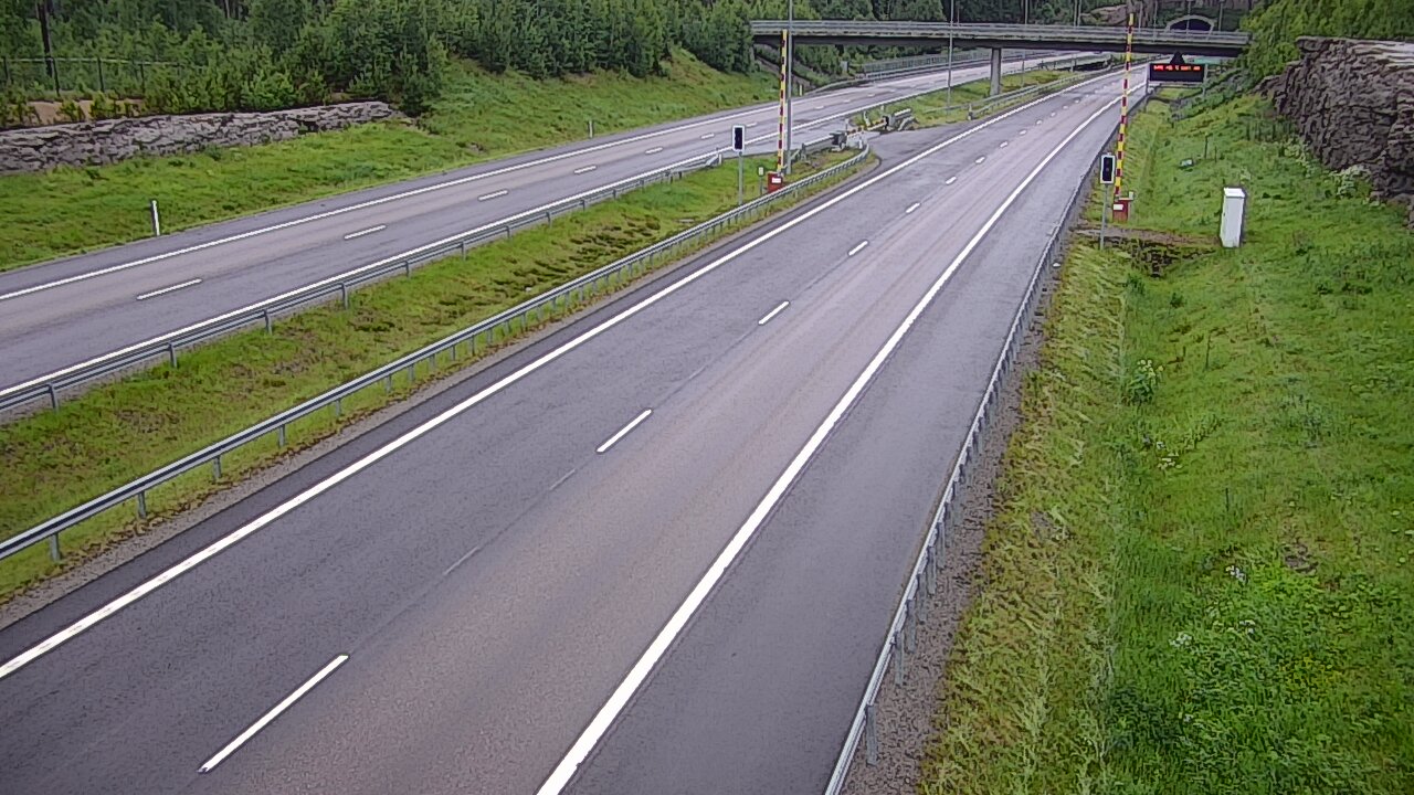 Kelikamerat Kuva Tie 7 Virolahti, Vaalimaan tunneli, puomi länsi, Virolahti, Kymenlaakso