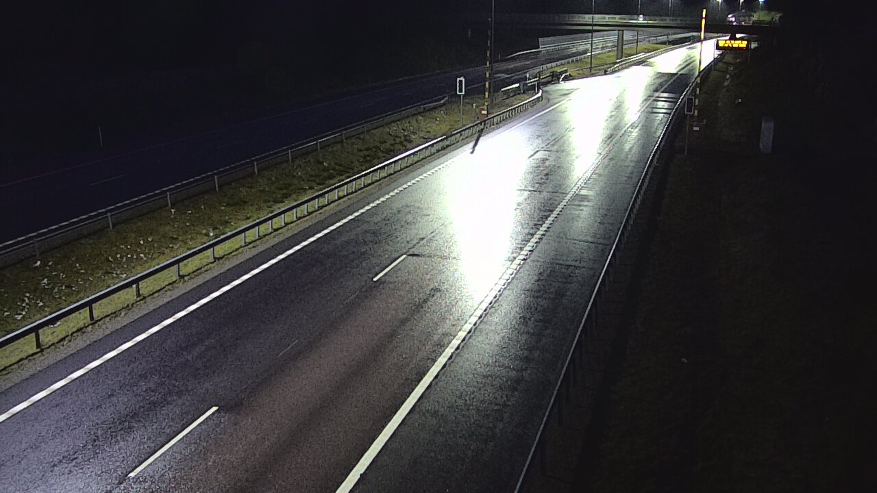 Weather Camera Image Väg 7 Vederlax, Vaalimaan tunneli, bom väst, Virolahti, Kymenlaakso