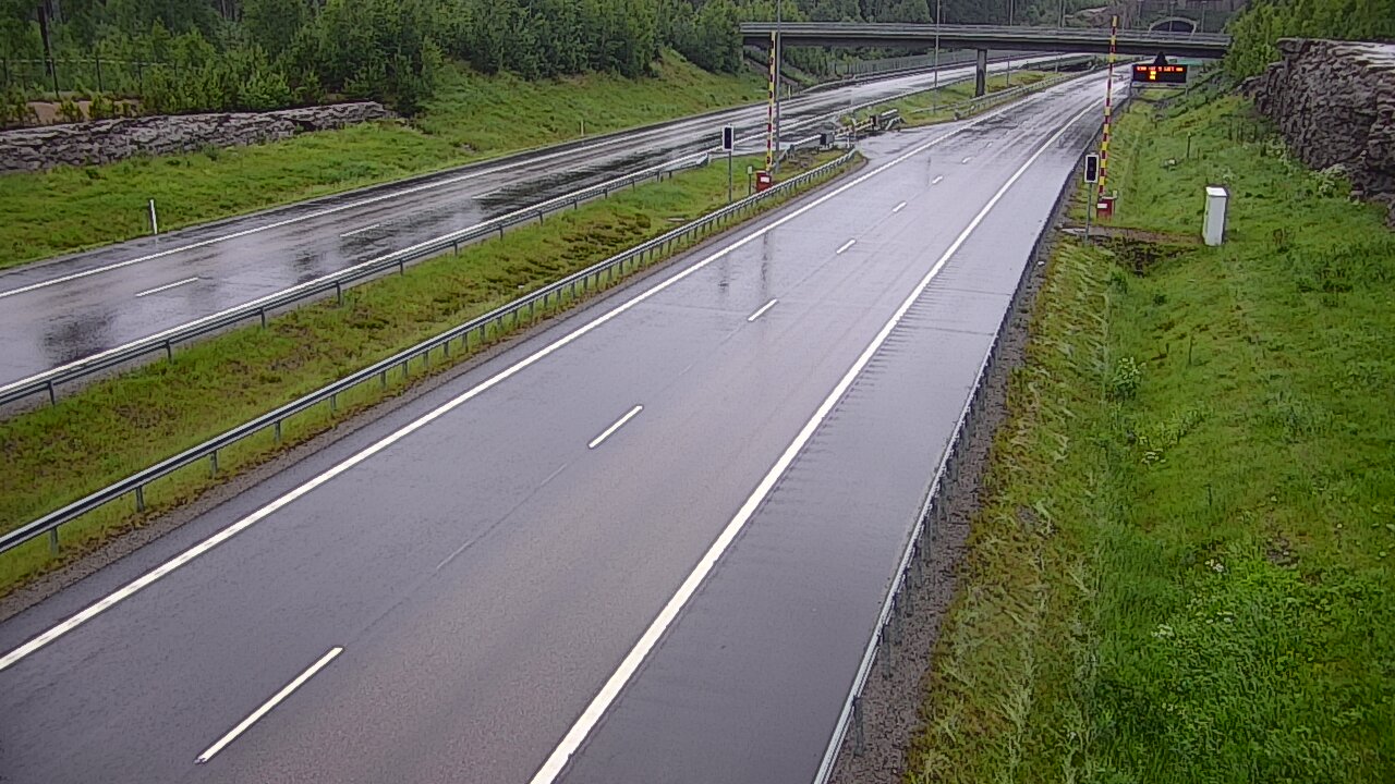Kelikamerat Kuva Tie 7 Virolahti, Vaalimaan tunneli, puomi länsi, Virolahti, Kymenlaakso