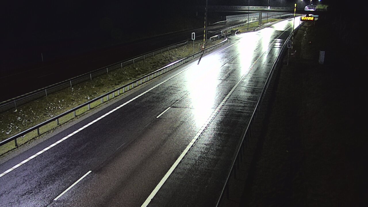 Weather Camera Image Väg 7 Vederlax, Vaalimaan tunneli, bom väst, Virolahti, Kymenlaakso