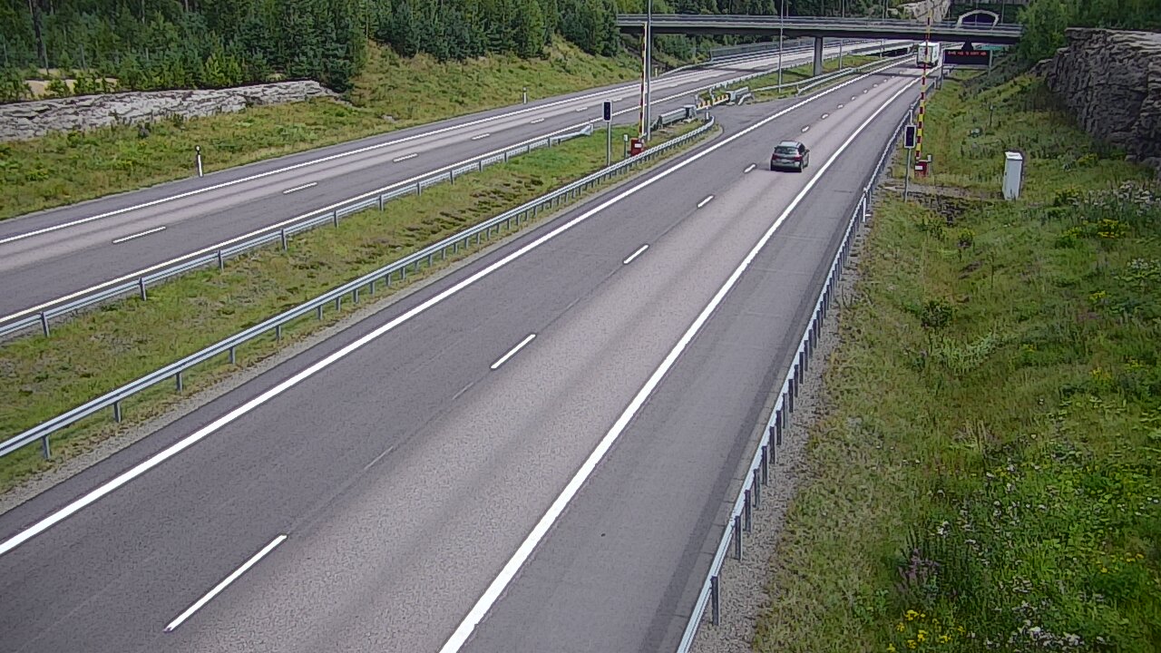Kelikamerat Kuva Tie 7 Virolahti, Vaalimaan tunneli, puomi länsi, Virolahti, Kymenlaakso