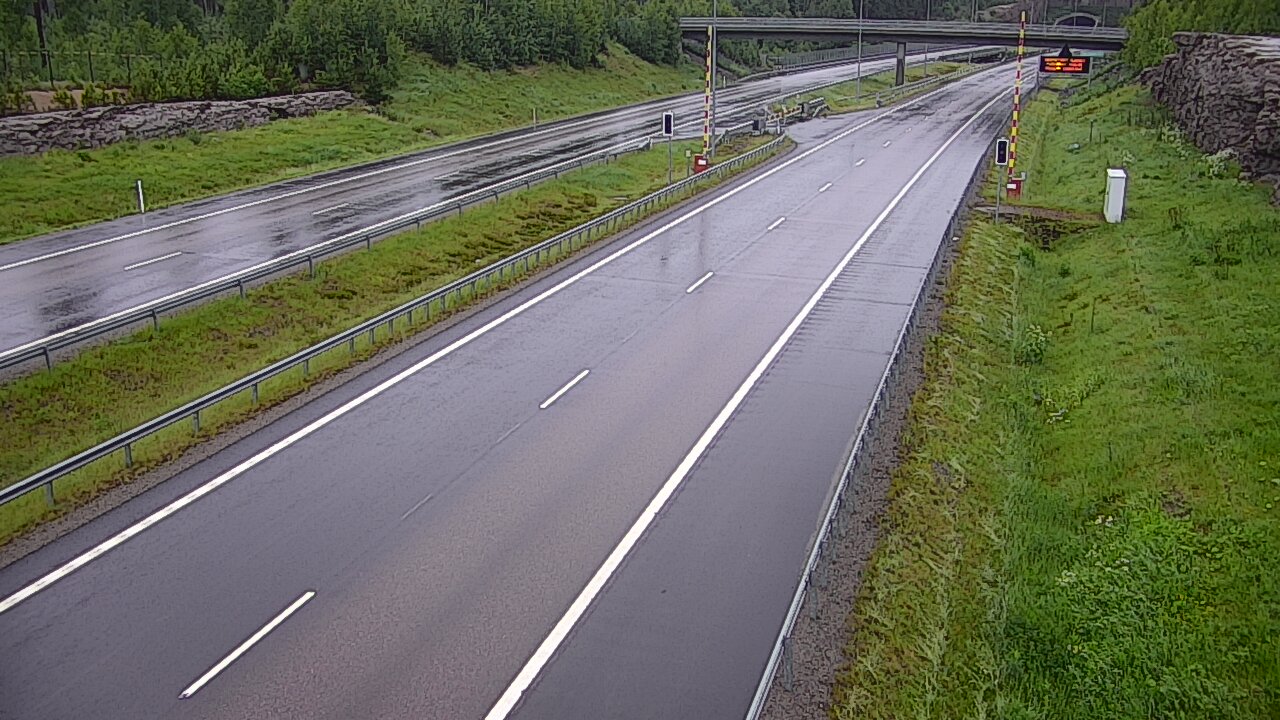 Kelikamerat Kuva Tie 7 Virolahti, Vaalimaan tunneli, puomi länsi, Virolahti, Kymenlaakso