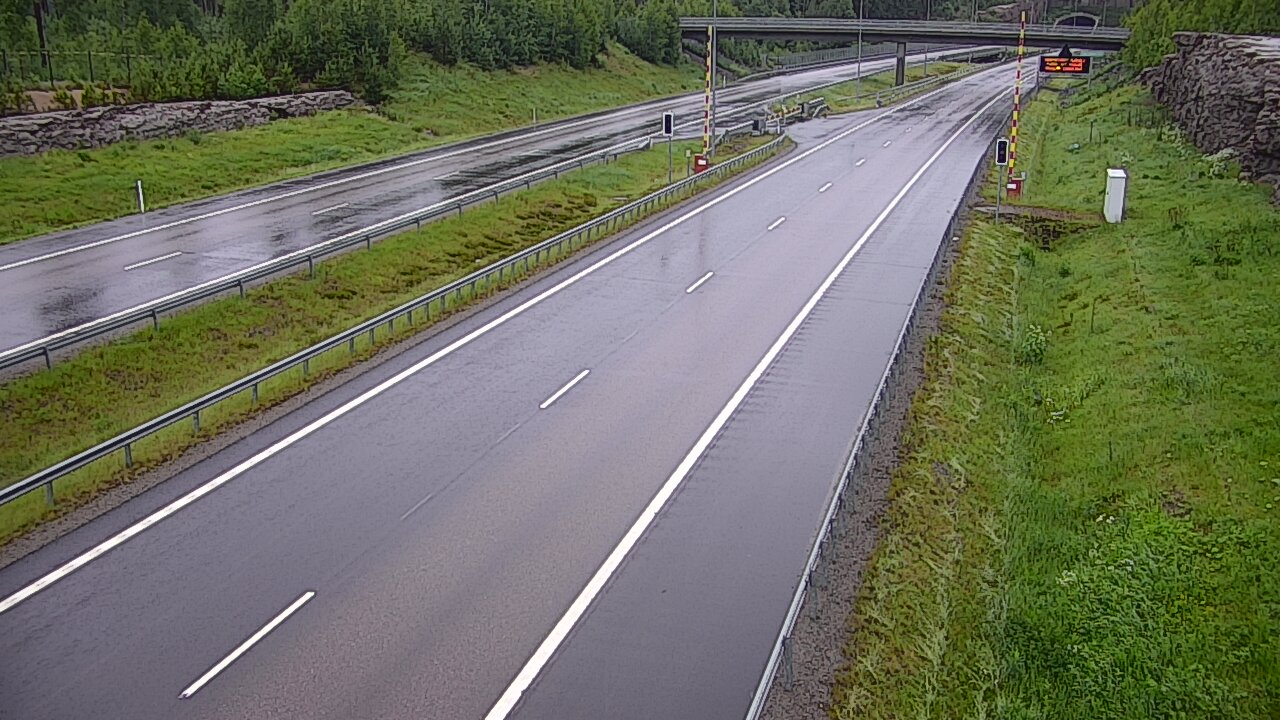 Kelikamerat Kuva Tie 7 Virolahti, Vaalimaan tunneli, puomi länsi, Virolahti, Kymenlaakso