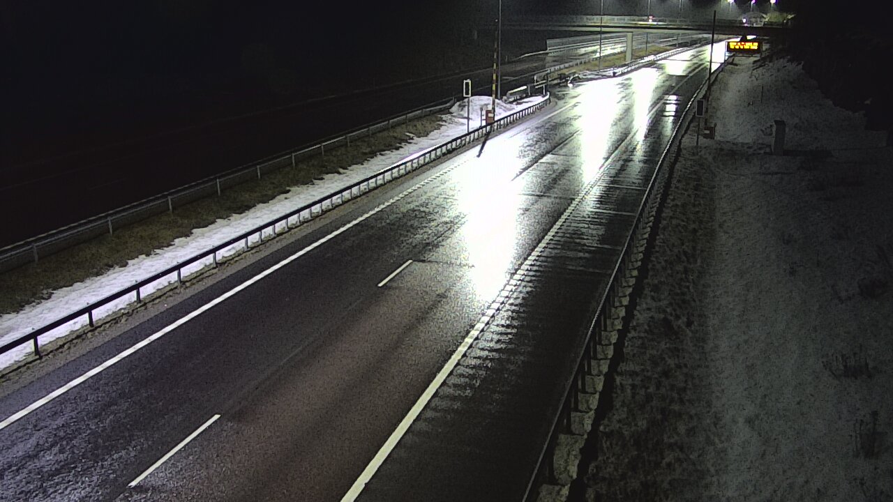 Weather Camera Image Väg 7 Vederlax, Vaalimaan tunneli, bom väst, Virolahti, Kymenlaakso
