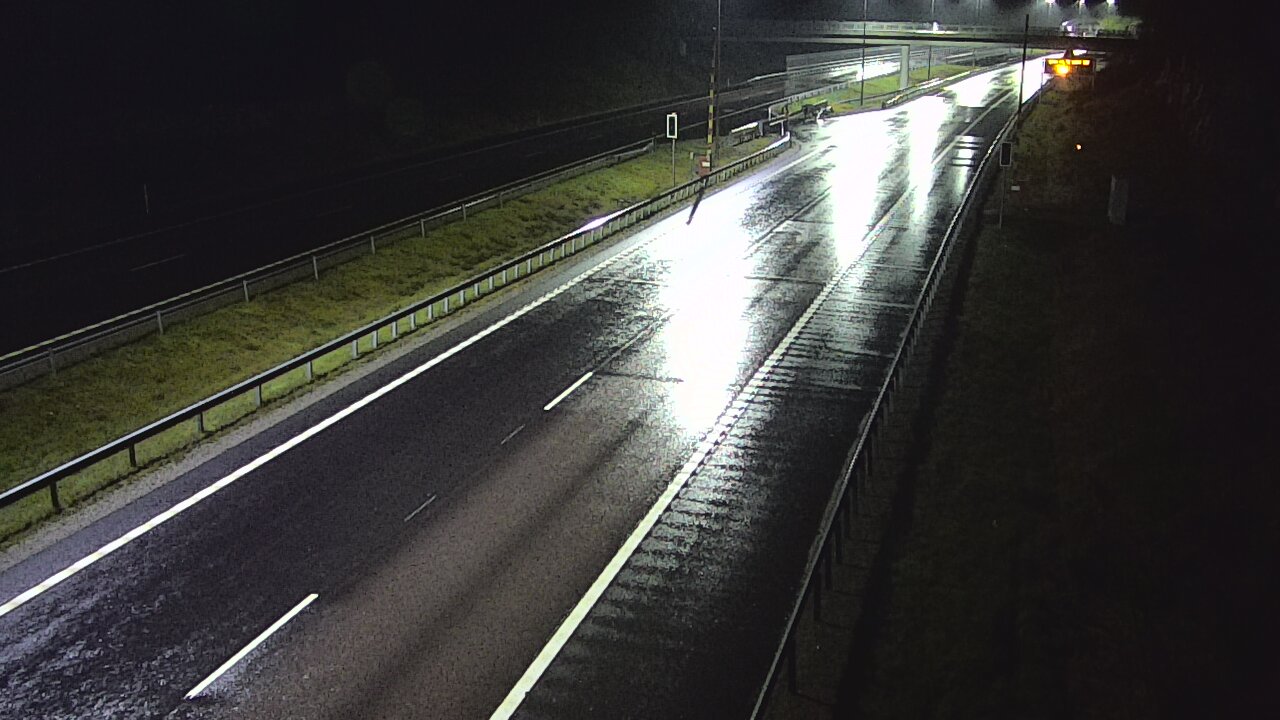 Weather Camera Image Väg 7 Vederlax, Vaalimaan tunneli, bom väst, Virolahti, Kymenlaakso