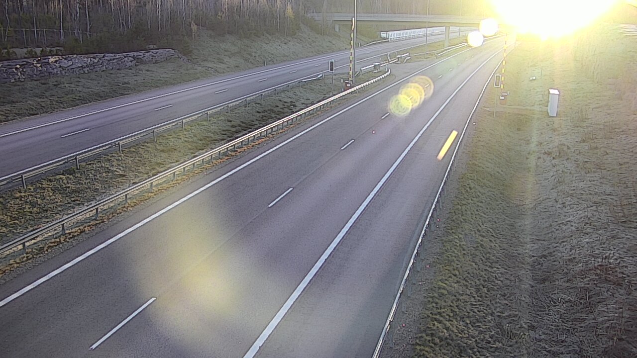 Kelikamerat Kuva Tie 7 Virolahti, Vaalimaan tunneli, puomi länsi, Virolahti, Kymenlaakso