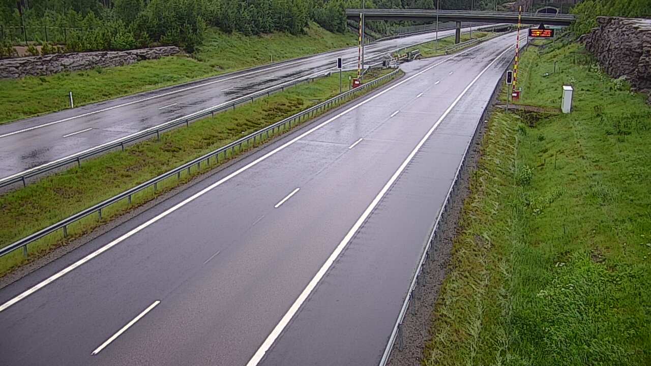 Kelikamerat Kuva Tie 7 Virolahti, Vaalimaan tunneli, puomi länsi, Virolahti, Kymenlaakso