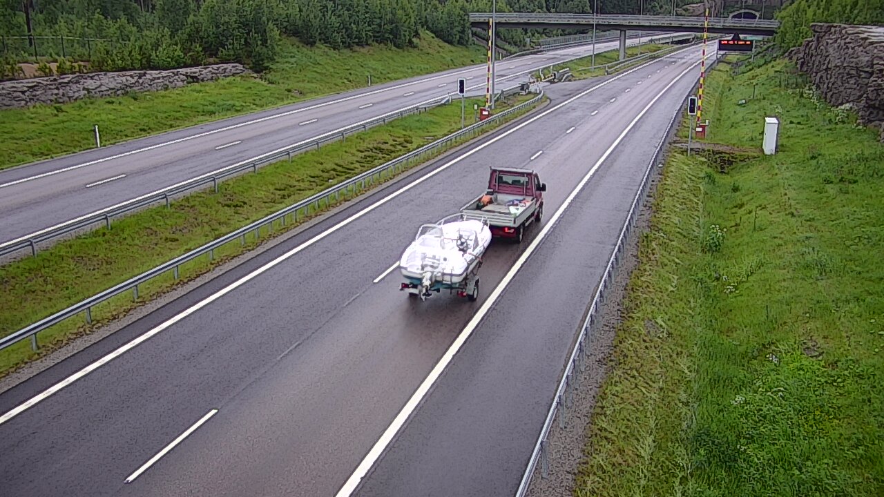 Kelikamerat Kuva Tie 7 Virolahti, Vaalimaan tunneli, puomi länsi, Virolahti, Kymenlaakso