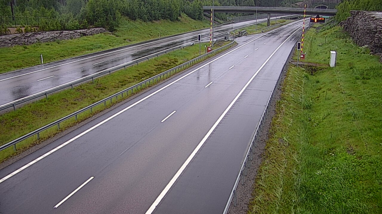 Kelikamerat Kuva Tie 7 Virolahti, Vaalimaan tunneli, puomi länsi, Virolahti, Kymenlaakso