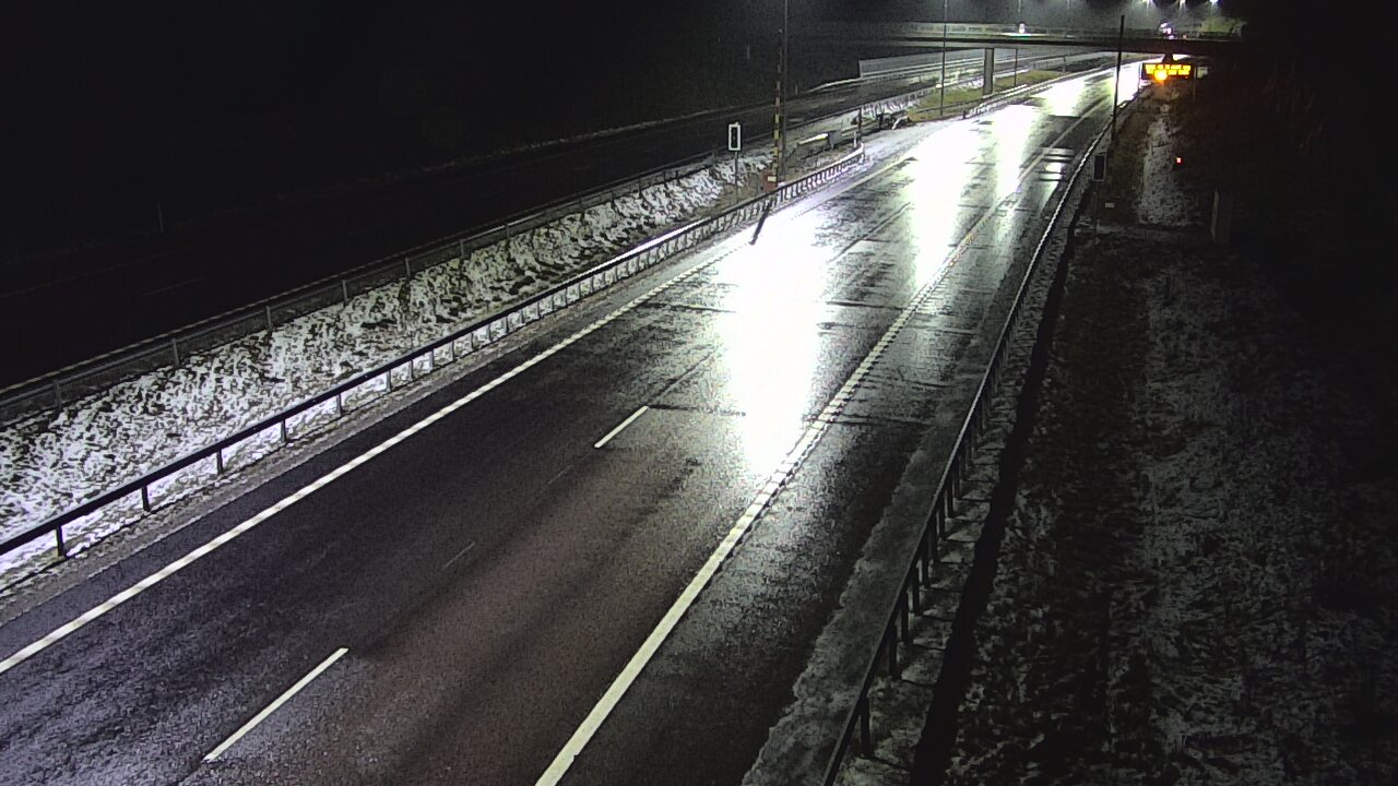 Weather Camera Image Väg 7 Vederlax, Vaalimaan tunneli, bom väst, Virolahti, Kymenlaakso