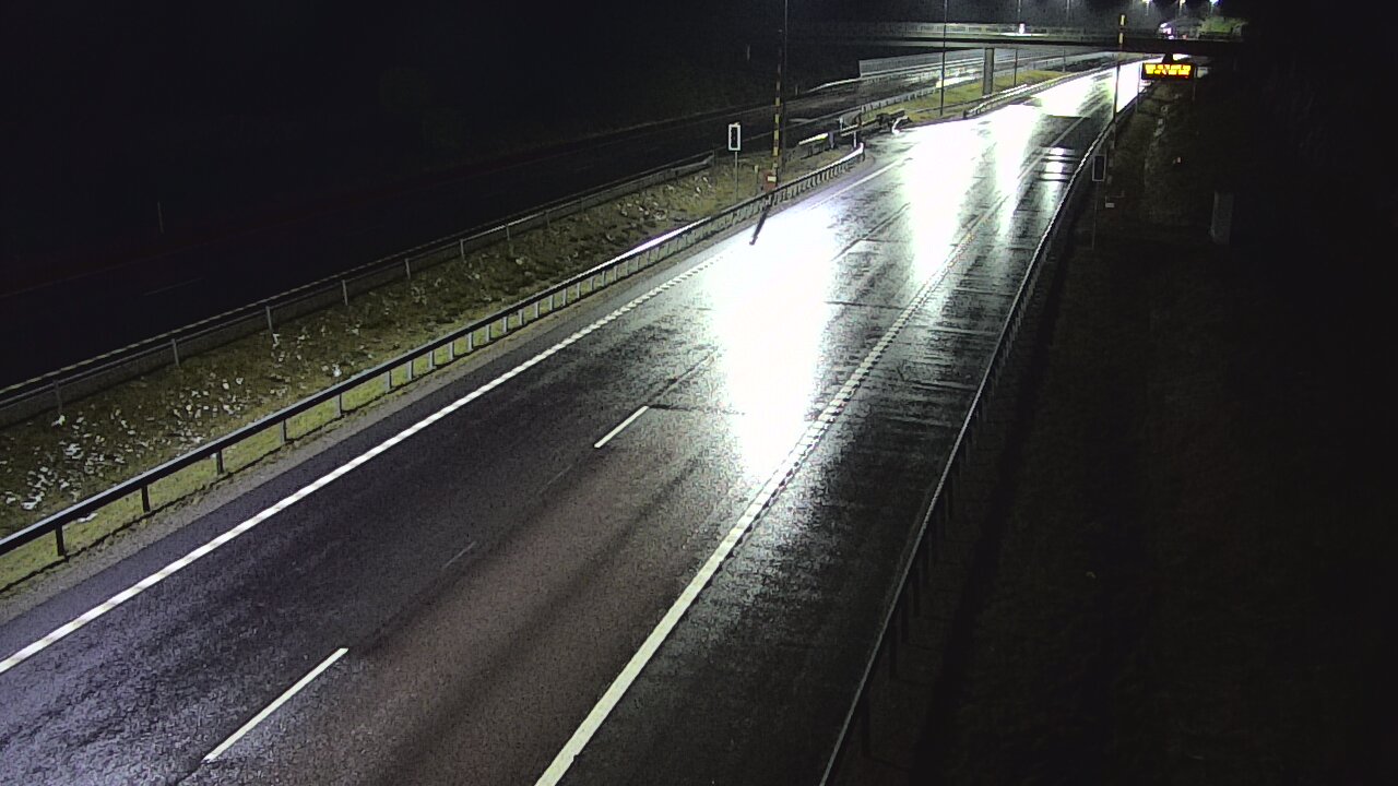 Weather Camera Image Väg 7 Vederlax, Vaalimaan tunneli, bom väst, Virolahti, Kymenlaakso