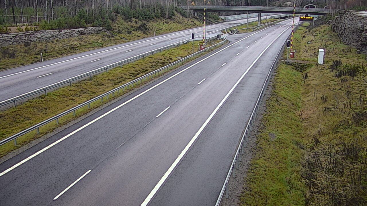 Weather Camera Image Road 7 Virolahti, Vaalimaan tunneli, boom west, Virolahti, Kymenlaakso
