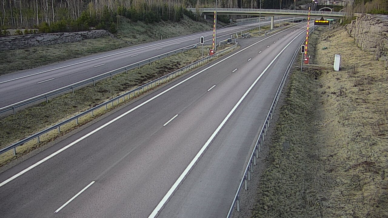 Kelikamerat Kuva Tie 7 Virolahti, Vaalimaan tunneli, puomi länsi, Virolahti, Kymenlaakso