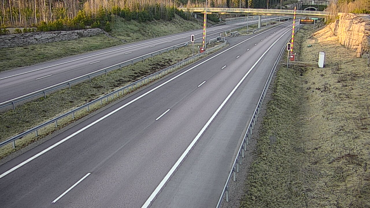 Kelikamerat Kuva Tie 7 Virolahti, Vaalimaan tunneli, puomi länsi, Virolahti, Kymenlaakso