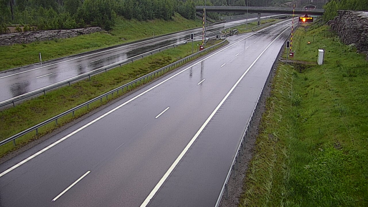 Kelikamerat Kuva Tie 7 Virolahti, Vaalimaan tunneli, puomi länsi, Virolahti, Kymenlaakso