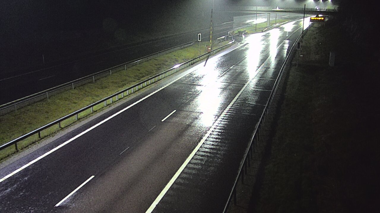 Weather Camera Image Road 7 Virolahti, Vaalimaan tunneli, boom west, Virolahti, Kymenlaakso