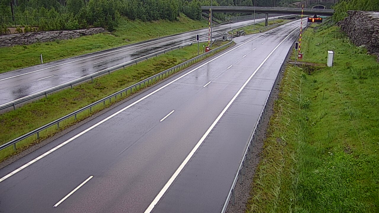 Kelikamerat Kuva Tie 7 Virolahti, Vaalimaan tunneli, puomi länsi, Virolahti, Kymenlaakso