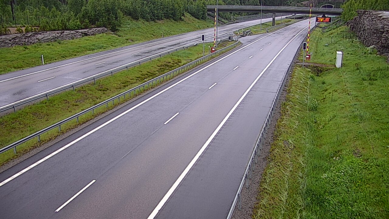 Kelikamerat Kuva Tie 7 Virolahti, Vaalimaan tunneli, puomi länsi, Virolahti, Kymenlaakso