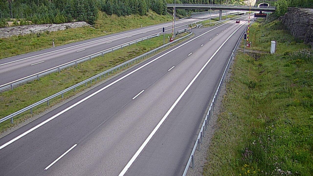 Kelikamerat Kuva Tie 7 Virolahti, Vaalimaan tunneli, puomi länsi, Virolahti, Kymenlaakso