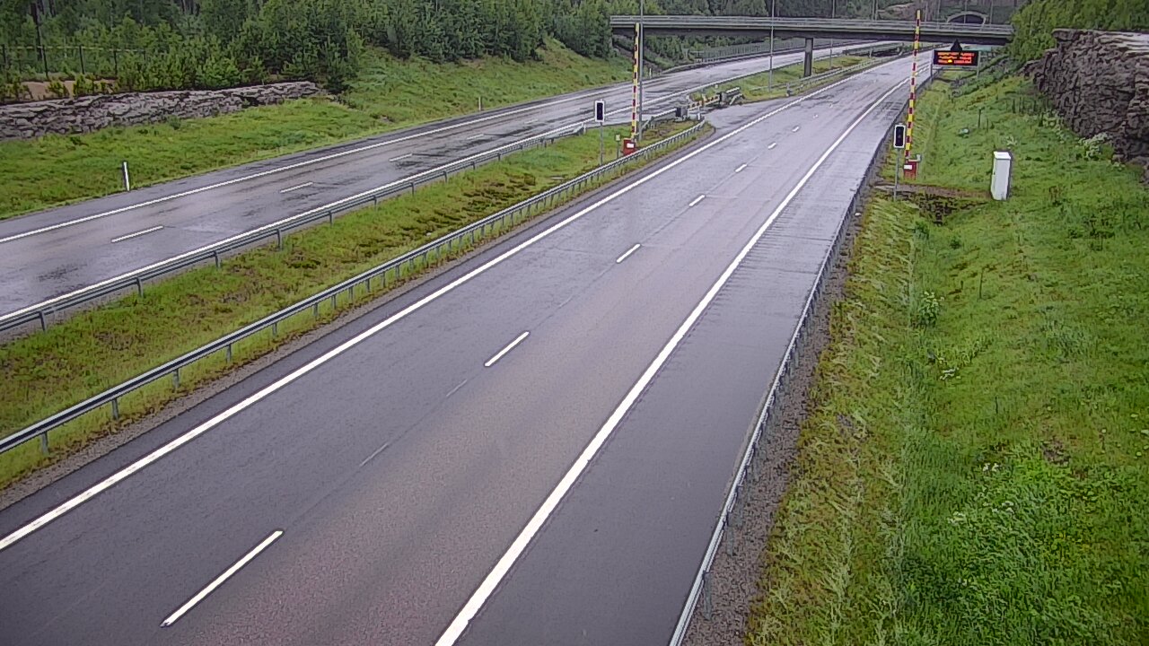 Kelikamerat Kuva Tie 7 Virolahti, Vaalimaan tunneli, puomi länsi, Virolahti, Kymenlaakso