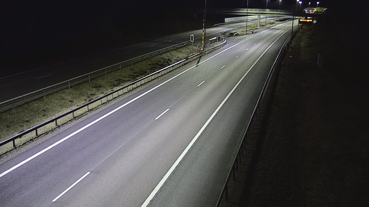 Weather Camera Image Road 7 Virolahti, Vaalimaan tunneli, boom west, Virolahti, Kymenlaakso