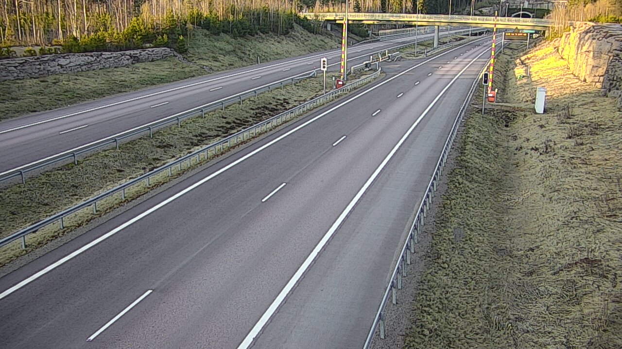 Kelikamerat Kuva Tie 7 Virolahti, Vaalimaan tunneli, puomi länsi, Virolahti, Kymenlaakso