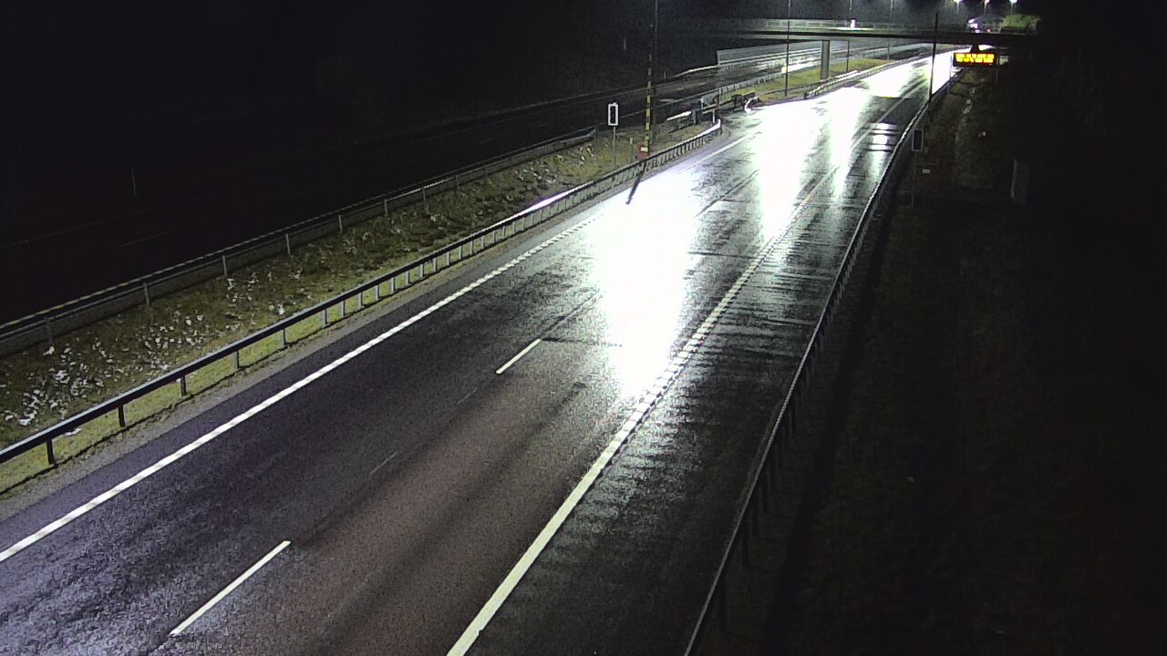 Weather Camera Image Väg 7 Vederlax, Vaalimaan tunneli, bom väst, Virolahti, Kymenlaakso