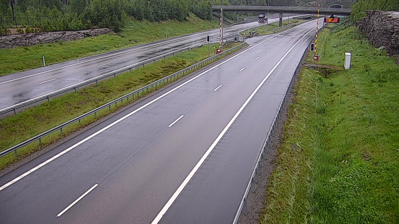 Kelikamerat Kuva Tie 7 Virolahti, Vaalimaan tunneli, puomi länsi, Virolahti, Kymenlaakso