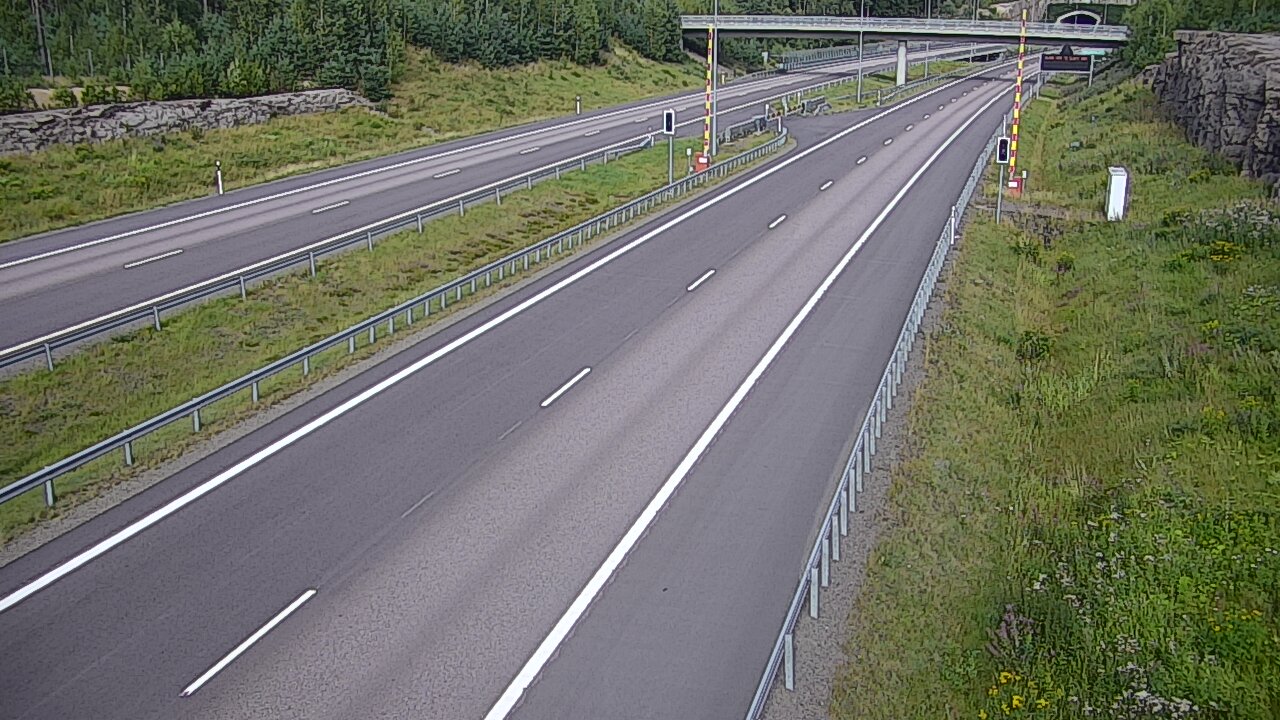 Kelikamerat Kuva Tie 7 Virolahti, Vaalimaan tunneli, puomi länsi, Virolahti, Kymenlaakso
