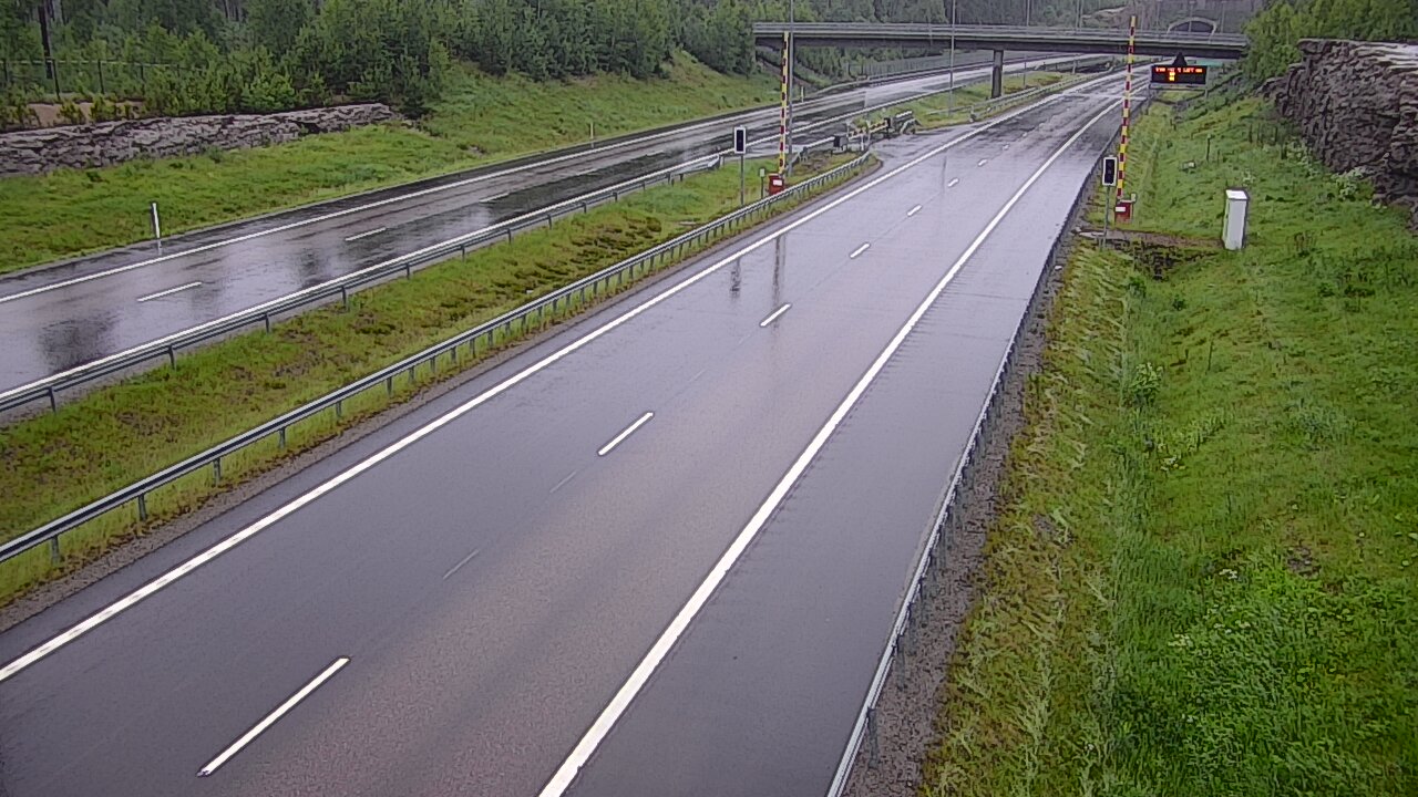 Kelikamerat Kuva Tie 7 Virolahti, Vaalimaan tunneli, puomi länsi, Virolahti, Kymenlaakso