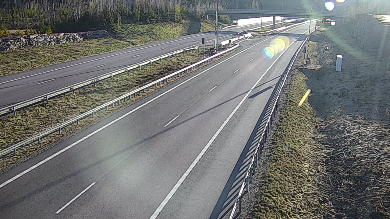 Kelikamerat Kuva Tie 7 Virolahti, Vaalimaan tunneli, puomi länsi, Virolahti, Kymenlaakso