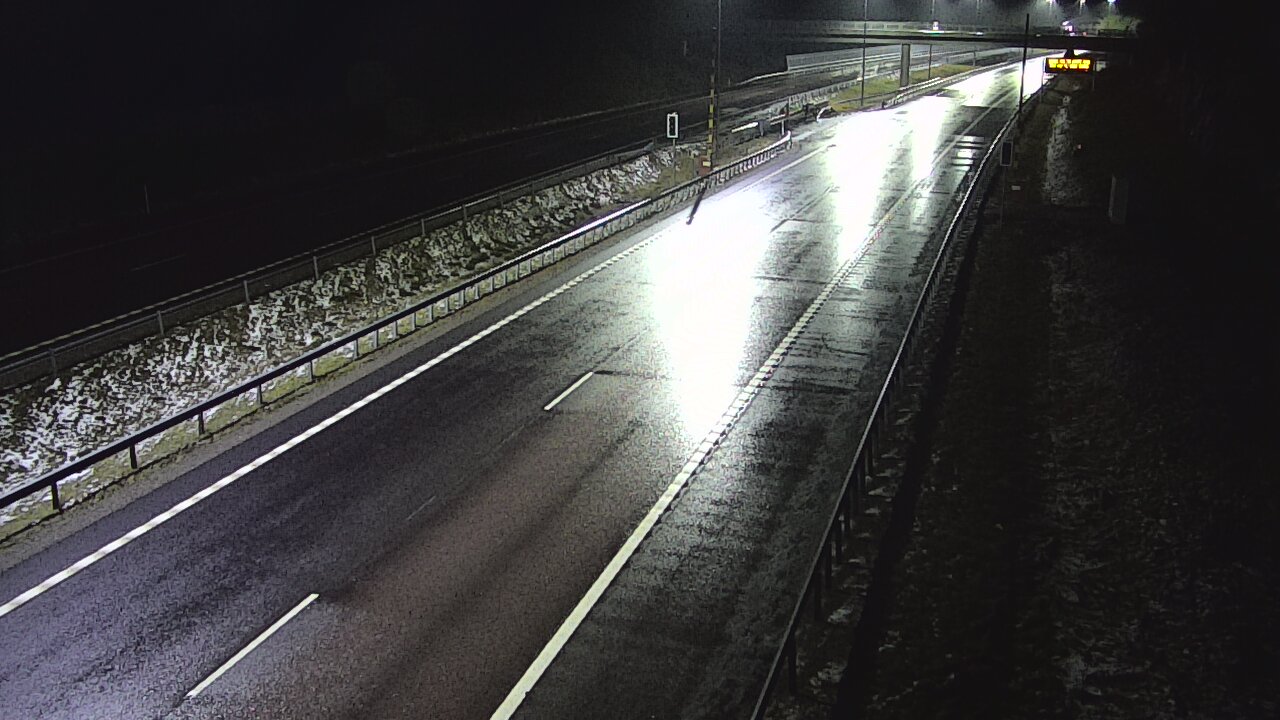 Weather Camera Image Väg 7 Vederlax, Vaalimaan tunneli, bom väst, Virolahti, Kymenlaakso