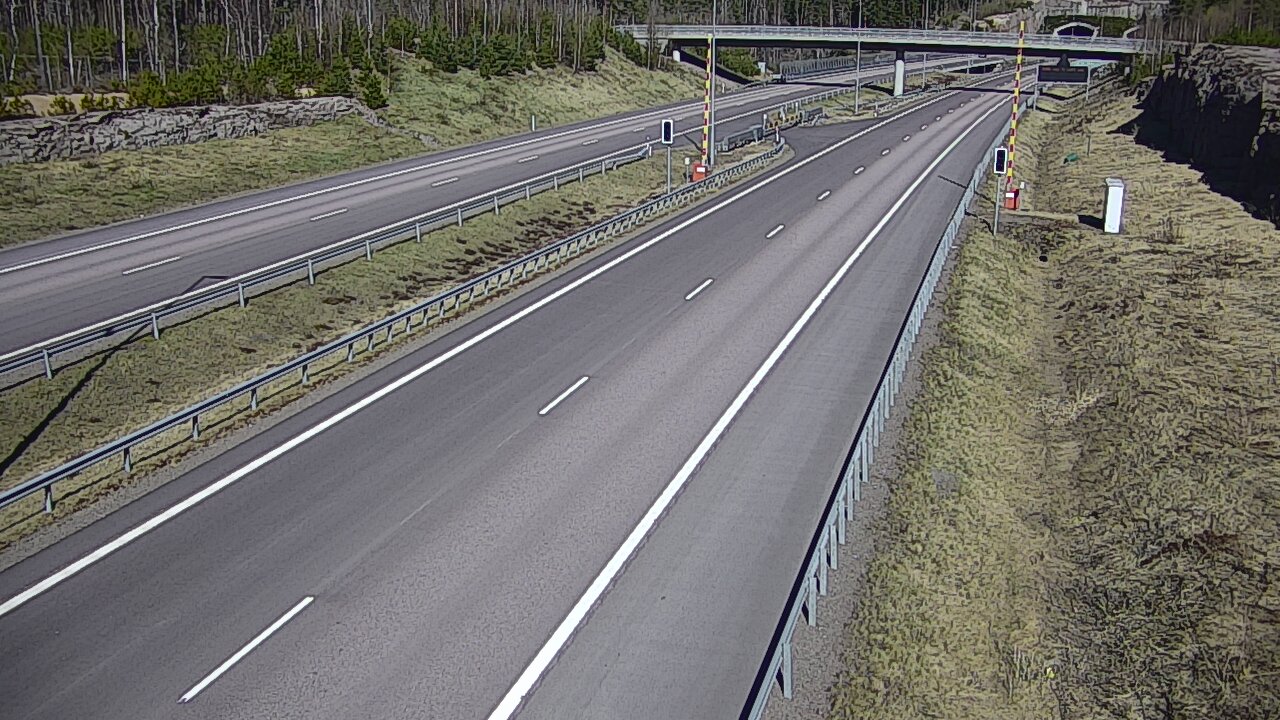 Kelikamerat Kuva Tie 7 Virolahti, Vaalimaan tunneli, puomi länsi, Virolahti, Kymenlaakso