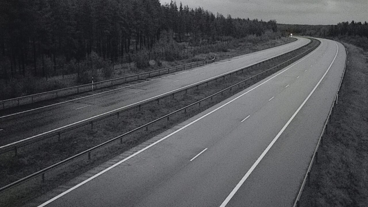 Weather Camera Image Väg 7 Vederlax, Vaalimaan tunneli, väst, Virolahti, Kymenlaakso