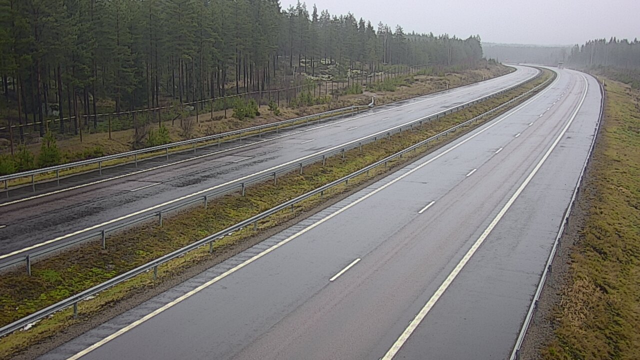 Weather Camera Image Väg 7 Vederlax, Vaalimaan tunneli, väst, Virolahti, Kymenlaakso