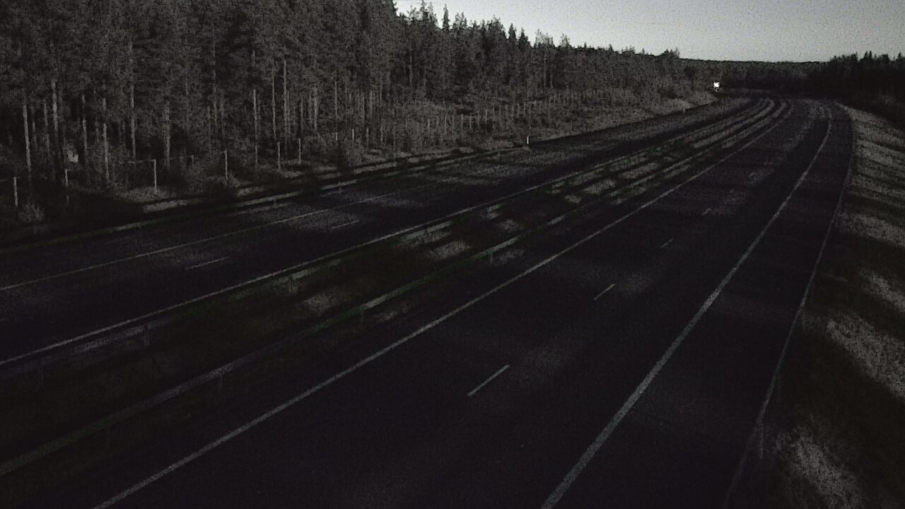 Weather Camera Image Road 7 Virolahti, Vaalimaa tunneli west, Virolahti, Kymenlaakso