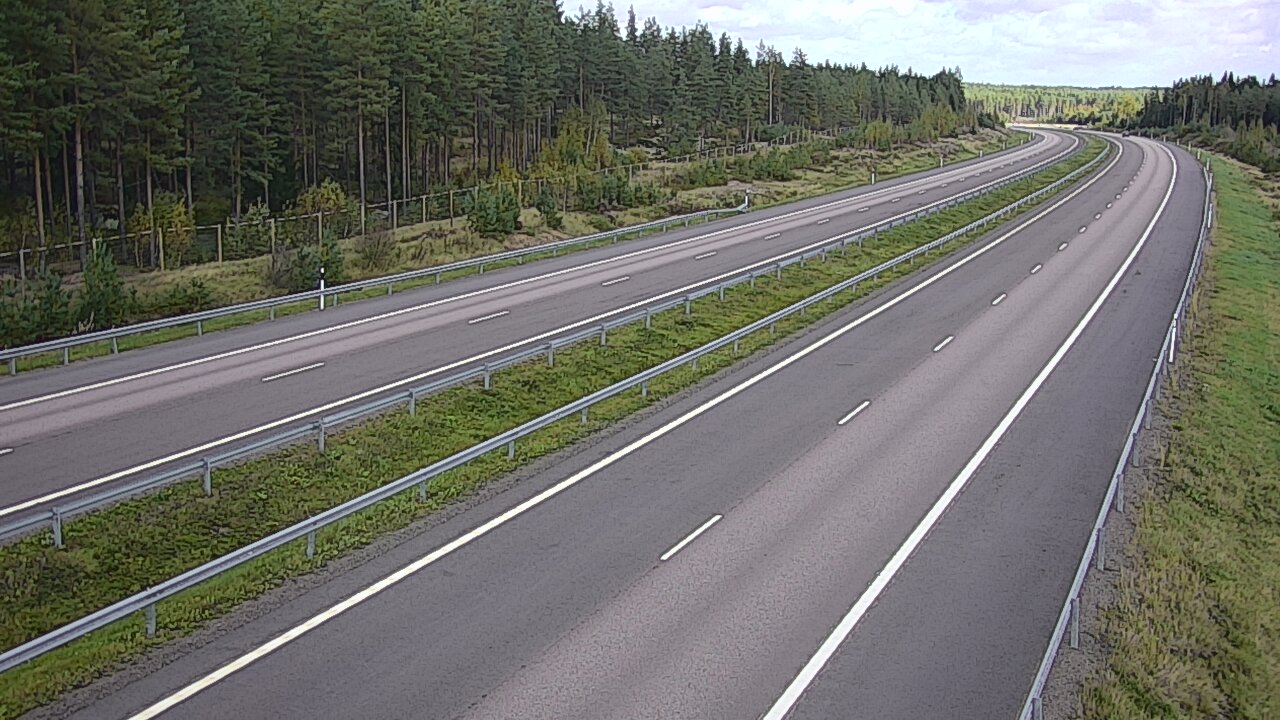 Weather Camera Image Väg 7 Vederlax, Vaalimaan tunneli, väst, Virolahti, Kymenlaakso
