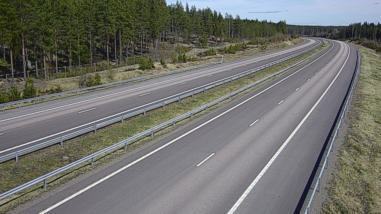 Weather Camera Image Väg 7 Vederlax, Vaalimaan tunneli, väst, Virolahti, Kymenlaakso