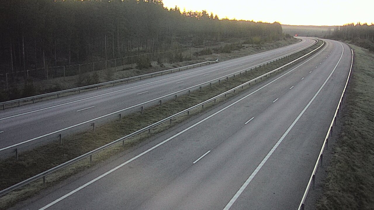 Weather Camera Image Road 7 Virolahti, Vaalimaa tunneli west, Virolahti, Kymenlaakso