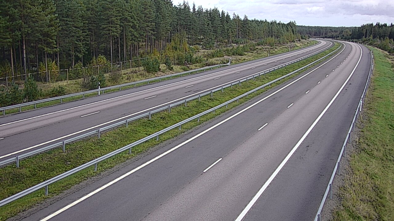 Weather Camera Image Väg 7 Vederlax, Vaalimaan tunneli, väst, Virolahti, Kymenlaakso