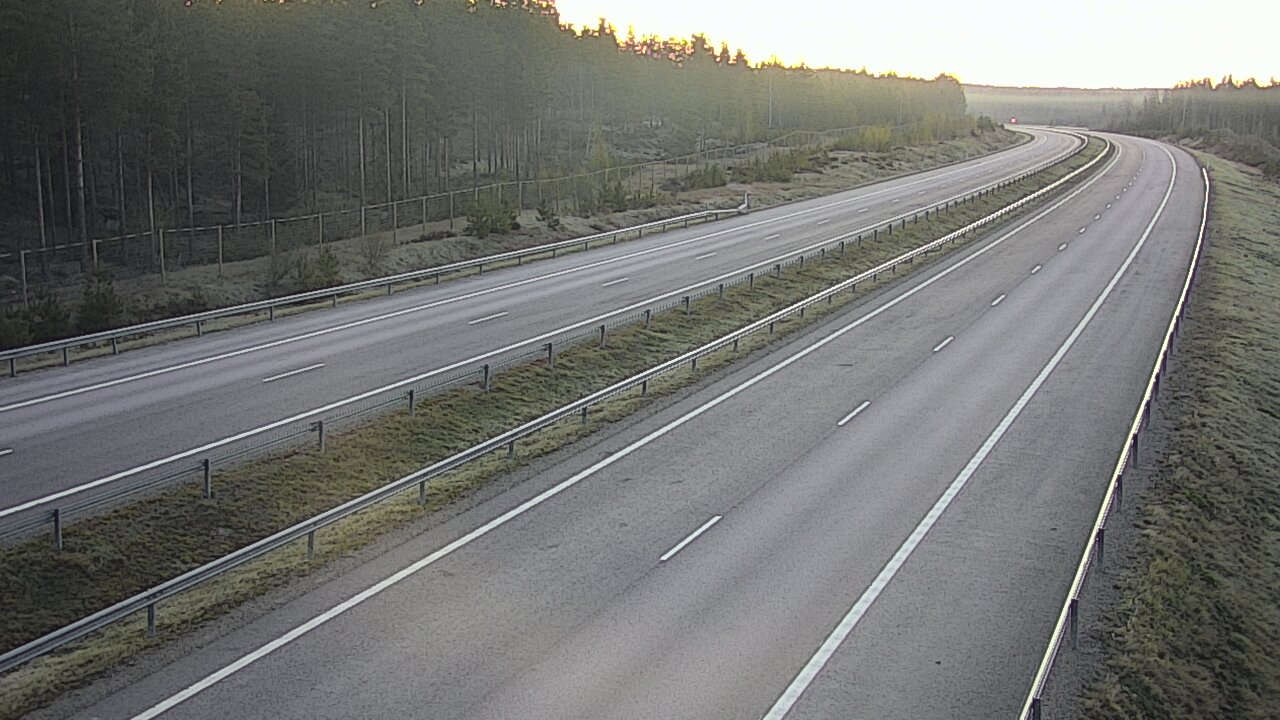 Weather Camera Image Road 7 Virolahti, Vaalimaa tunneli west, Virolahti, Kymenlaakso