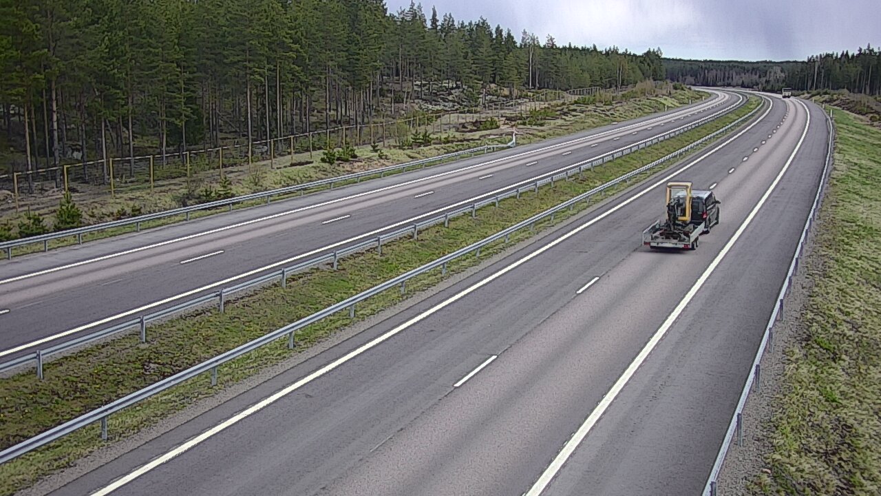 Weather Camera Image Väg 7 Vederlax, Vaalimaan tunneli, väst, Virolahti, Kymenlaakso