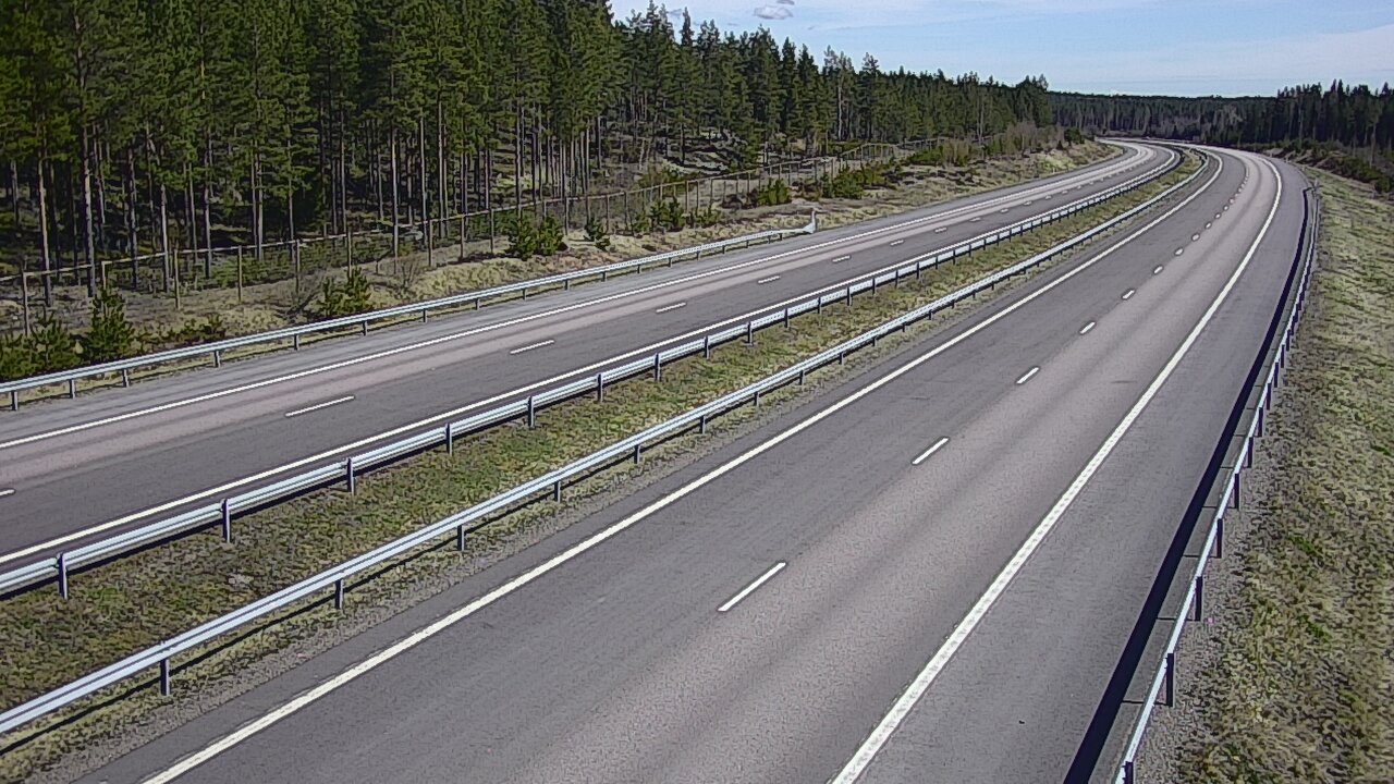 Weather Camera Image Väg 7 Vederlax, Vaalimaan tunneli, väst, Virolahti, Kymenlaakso