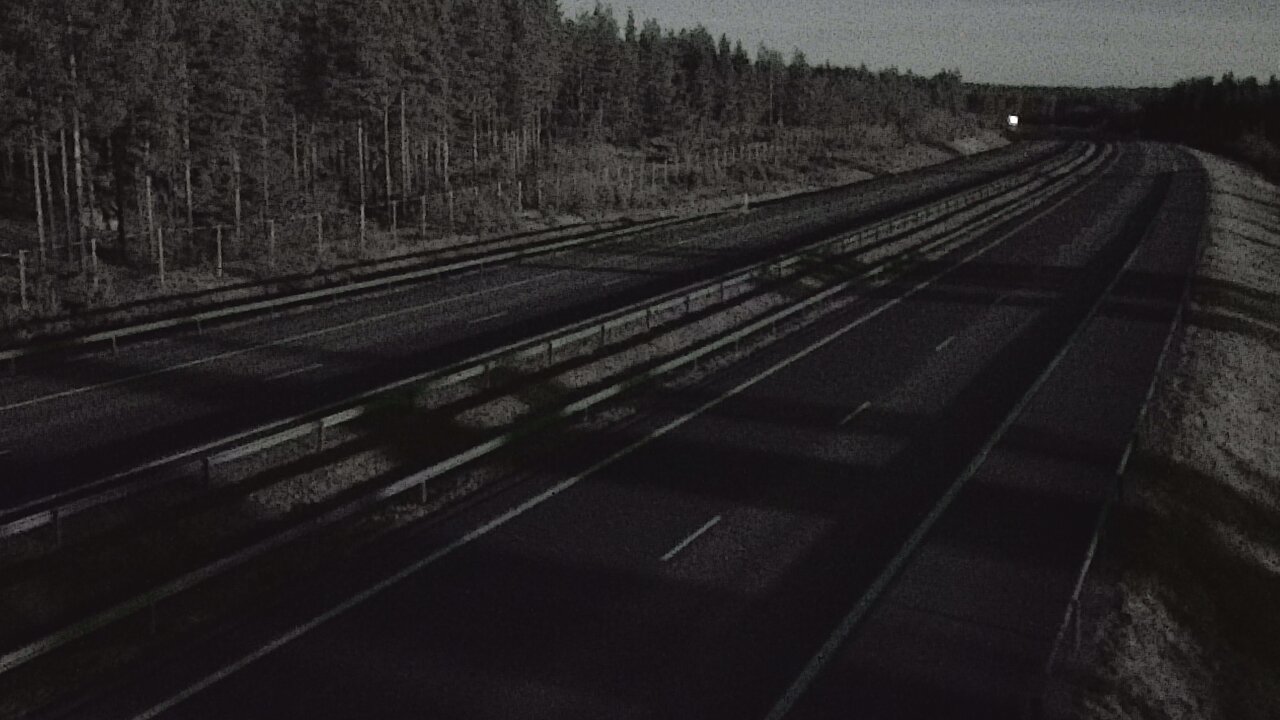 Weather Camera Image Road 7 Virolahti, Vaalimaa tunneli west, Virolahti, Kymenlaakso